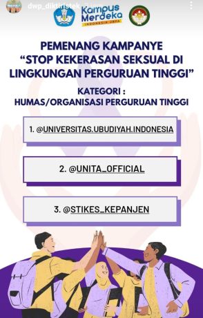 Universitas Ubudiyah Indonesia berhasil meraih Juara I tingkat nasional lomba video kampanye "Stop Kekerasan Seksual di Lingkungan Perguruan Tinggi" yang diselenggarakan Dharma Wanita Persatuan Kementerian Pendidikan, Kebudayaan, Riset, dan Teknologi (DWP Kemendikbudristek).